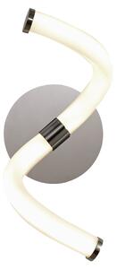 Mantra 6603 Nur Line, moderní nástěnné svítidlo 12W LED 3000K, chrom/bílá, výška 40cm