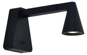 Mantra 9412 Africa, černé nástěnné svítidlo s vypínačem LED 5W, 3000K, 10 x 19cm
