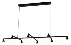 Mantra 9408 Africa, černé závěsné svítidlo 8xLED 5W, 3000K, 147 x 76cm