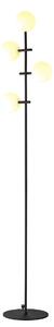Mantra 7639 Cellar, černá stojací lampa se skleněnými koulemi 4xG4, 5W 3000K, výška 148cm