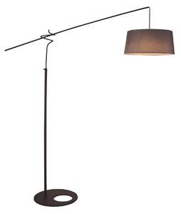 Mantra 9445+9448 Ruti, černá stojací lampa, nastavitelná, 1xE27 30W 2700/3200/4000K, výška max.230cm