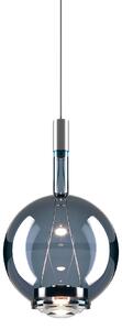 Lodes 14815 8627 Sky-Fall Round Medium, závěsné svítidlo modré sklo/chrom, 12W LED 2700K, prům. 22,5cm