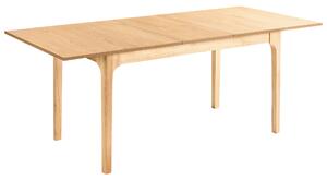 Rozkládací jídelní stůl DELMAS Světlý jasan 160/200 cm 90 cm