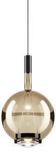 Lodes 14816 4527 Sky-Fall Round Medium, závěsné svítidlo zlaté sklo/černá, 12W LED 2700K, prům. 22,5cm