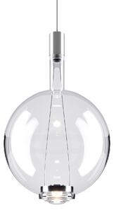 Lodes 14817 0027 Sky-Fall Round Large, závěsné svítidlo čiré sklo/chrom, 12W LED 2700K, prům. 34cm