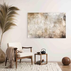 Obraz Rezavá textura - abstraktní stěna v pastelových hnědých odstínech