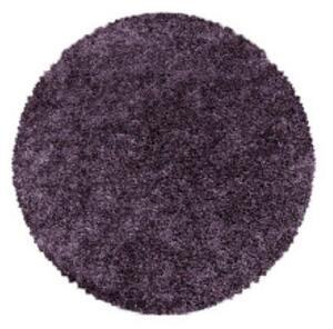 Ayyildiz koberce Kusový koberec Sydney Shaggy 3000 violett kruh ROZMĚR: 80x80 (průměr) kruh