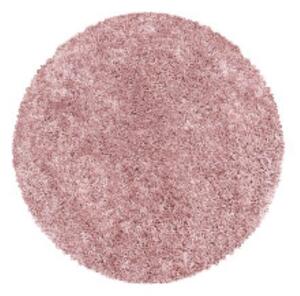 Ayyildiz koberce Kusový koberec Sydney Shaggy 3000 rose kruh - 160x160 (průměr) kruh cm