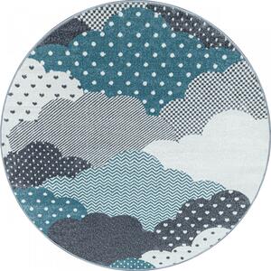 Ayyildiz koberce Dětský kusový koberec Bambi 820 blue kruh ROZMĚR: 160x160 (průměr) kruh