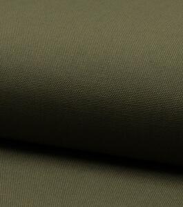 Bavlněné plátno kanvas jednobarevné - khaki (Kanvas uni khaki 210 g/m²)