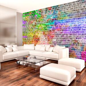 Artgeist Fototapeta - Rainbow Wall Velikosti (šířkaxvýška): 300x210