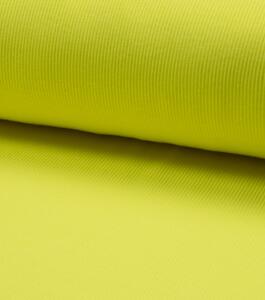 Náplet žebrovaný - neonová žlutá (Náplet tunel 2 x 35 cm 500 g/m²)