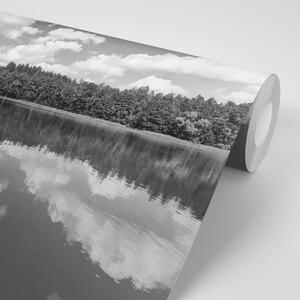 Fototapeta černobílé jezero v létě
