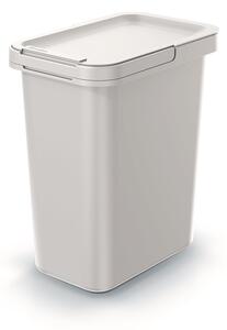 Závěsný odpadkový koš, 12 l, světle šedá