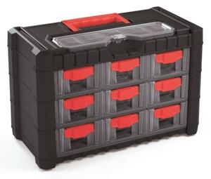 Zásuvkový organizér 40 × 20 × 26 cm II, černá