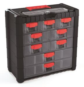 Zásuvkový organizér 40 × 20 × 39,2 cm, černá