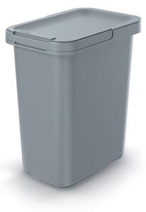 Závěsný odpadkový koš, 12 l, šedá