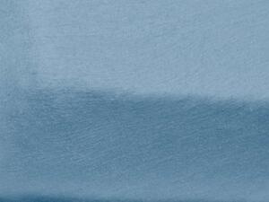 Jersey prostěradlo světle modré 90 x 200 cm