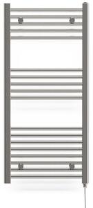 EBS LEO G50100SCR Radiátor elektrický 50x100 cm, tyč S vpravo, chrom
