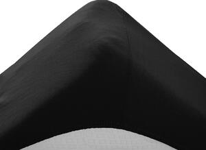 Jersey prostěradlo černé 90 x 200 cm