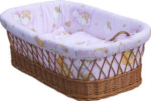 Košík pro miminko Scarlett Mráček - růžová
