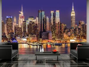 Fototapeta NYC: Noční město