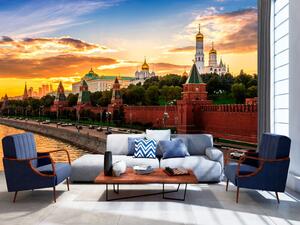 Fototapeta Kreml Rusko - panorama historické architektury při západu slunce