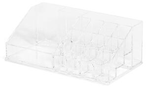 Organizér na kosmetiku Compactor – 15 přihrádek, čirý plast