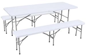 Skládací plastový pivní set 180 cm