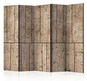 Artgeist Paraván - Beige Wall II [Room Dividers] Velikosti (šířkaxvýška): 225x172