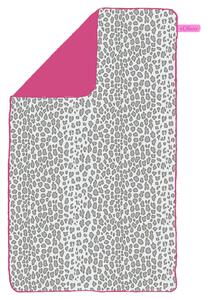 OSUŠKA NA PLÁŽ, 80/160 cm, pink, světle šedá S. Oliver - Plážové osušky