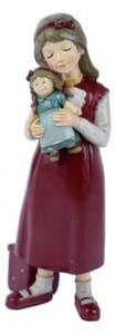 Dekorace holčička s panenkou, 21 cm EGO-470322