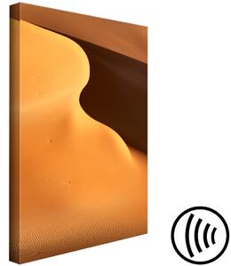 Obraz Pouštní duny - jednobarevná minimalistická krajina s pískem