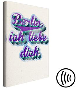 Obraz Berlin Ich Liebe Dich (1 díl) vertikální