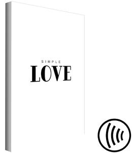 Obraz Simple Love (1 kus) vertikální