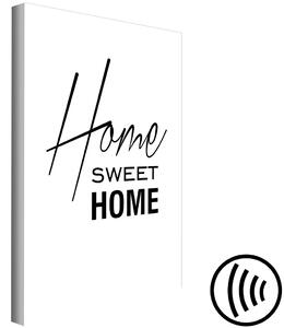 Obraz Černá a bílá: Sladký domov (1-dílný) vertikální