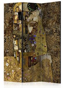 Artgeist Paraván - Golden Kiss [Room Dividers] Velikosti (šířkaxvýška): 135x172