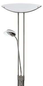 Eglo 85971 Baya - Stmívatelná stojací halohenová lampa v matném niklu (Stmívatelná halogenová lampa)