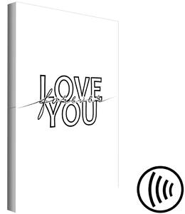 Obraz Love You Forever (1 panel) vertikální