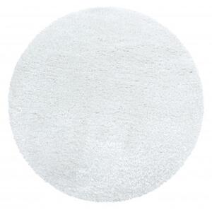 Hans Home | Kusový koberec Brilliant Shaggy 4200 Snow kruh - 120x120 (průměr) kruh
