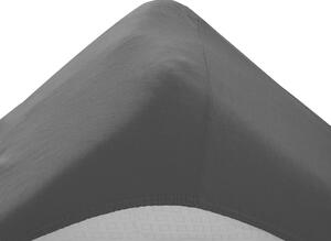 Jersey prostěradlo EXCLUSIVE tmavě šedé 140 x 200 cm