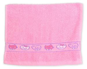 Dětský ručník KIDS růžový 30x50 cm