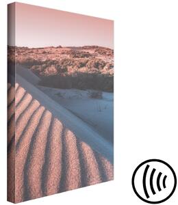 Obraz Růžové písky (1-dílný) svislý - krajina arabské pouště