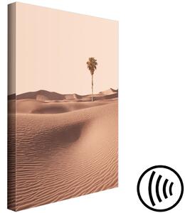 Obraz Pouštní vegetace (1-dílný) svislý - arabská poušť v Maroku