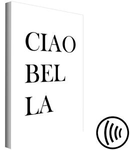 Obraz Ciao Bella (1 kus) vertikální