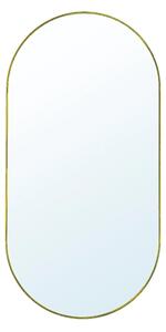 In-Design Zrcadlo OvalLine - zlatý matný rám, 1000x500 mm