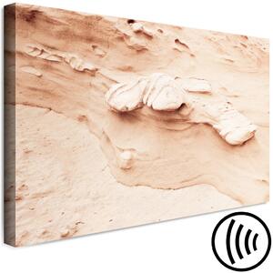 Obraz Textura skal (1-dílný) - krajina přírody se pískem a kameny