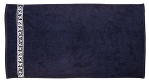Ručník GREEK 50 x 90 cm tmavě modrý, 100% bavlna