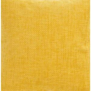Povlak na polštář Intreccio Jacquard Chenille žlutý Žlutá 42x42 cm