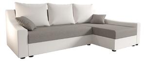 Pohodlná sedačka OMNIA - krémová / světle šedá